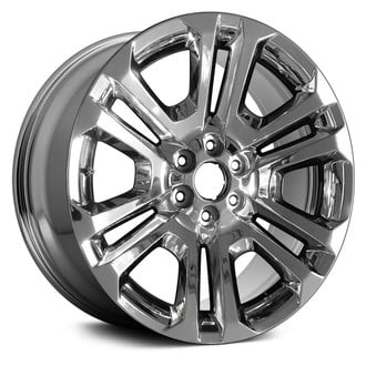 Replace® - 6 V-Spoke OE Chrome 22x9 Alloy Factory Wheel - Remanufactured
