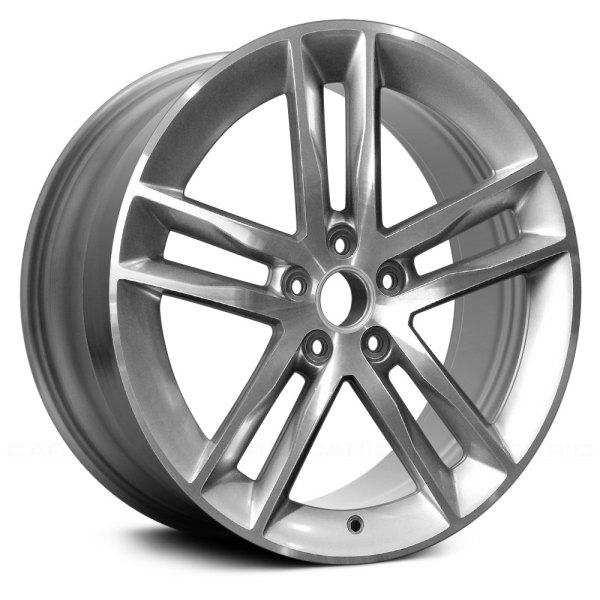 Replace® - 19 x 8 Double 5-Spoke Silver with Machined Accents Alloy Factory Wheel (Remanufactured)
