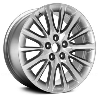 Replace® - 7 Alternating-Spoke Smoked Silver with Machined Accents 19x8.5 Alloy Factory Wheel - Remanufactured