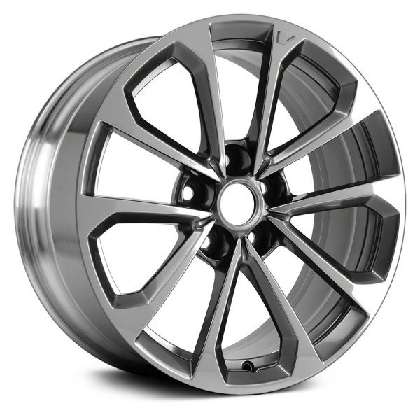 Replace® - 18 x 9.5 5 V-Spoke Polished Alloy Factory Wheel (Remanufactured)