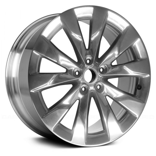 Replace® - 18 x 7.5 5 V-Spoke Polished Alloy Factory Wheel (Remanufactured)