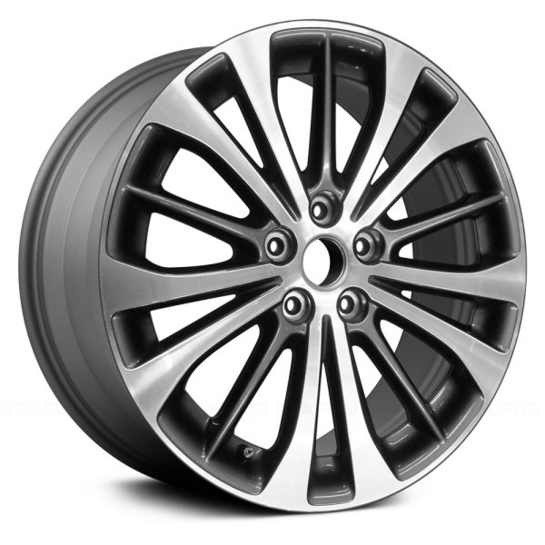Replace® - 18 x 8 5 W-Spoke Medium Charcoal with Machined Face Alloy Factory Wheel (Remanufactured)