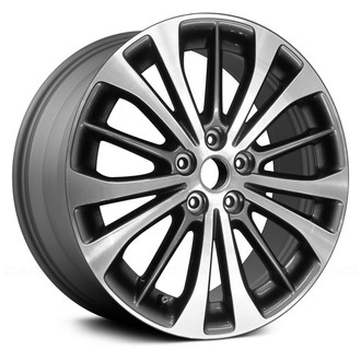 Replace® - 5 W-Spoke Medium Charcoal with Machined Face 18x8 Alloy Factory Wheel - Remanufactured