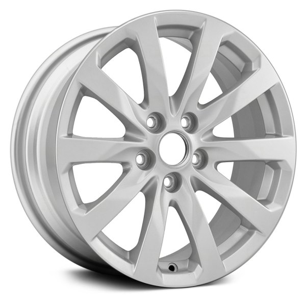 Replace® - 17 x 8 5 V-Spoke Silver Alloy Factory Wheel (Remanufactured)