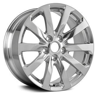 Replace® - 10 I-Spoke Polished 17x8 Alloy Factory Wheel - Remanufactured