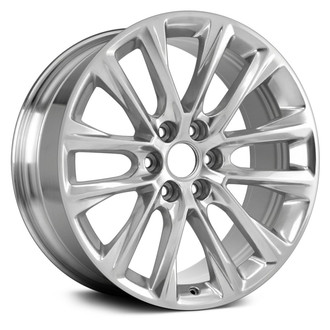 Replace® - 6 V-Spoke Full Polished 22x9 Alloy Factory Wheel - Remanufactured