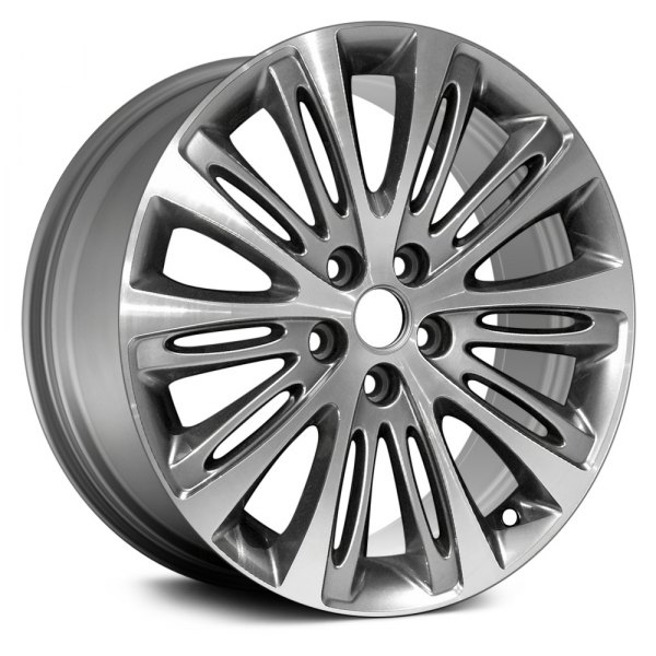 Replace® - 19 x 7.5 10 Double I-Spoke Silver Alloy Factory Wheel (Remanufactured)
