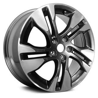 Replace® - 5 Double Spiral-Spoke Bright PVD Aftermarket 18x8 Alloy Factory Wheel - Remanufactured
