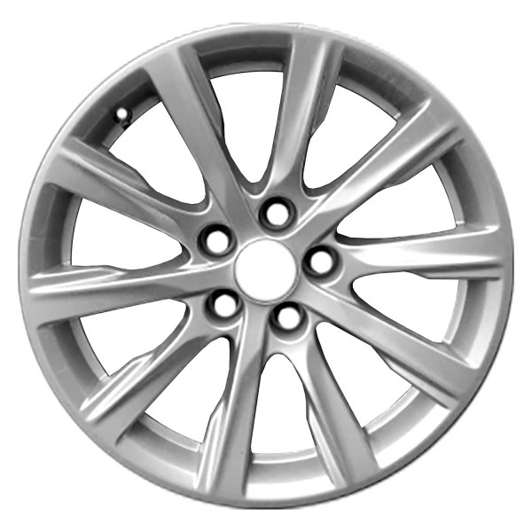 Replace® - 18 x 8.5 10-Spoke Painted Sparkle Silver Alloy Factory Wheel (Remanufactured)