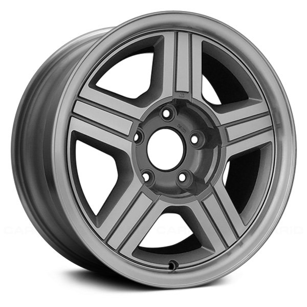 Replace® - 16 x 8 5-Spoke Gray with Machined Accents Alloy Factory Wheel (Remanufactured)