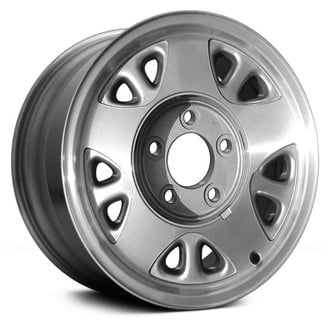 Replace® - 10-Slot Charcoal with Machined Face 15x6.5 Alloy Factory Wheel - Remanufactured