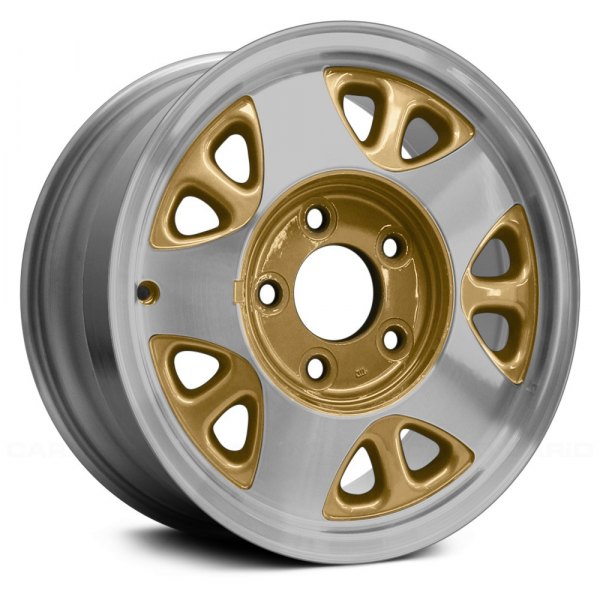 Replace® - 15 x 6.5 10-Slot Gold Alloy Factory Wheel (Remanufactured)