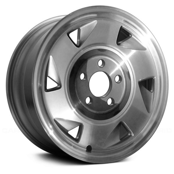 Replace® - 15 x 7 6-Slot Machined Silver Alloy Factory Wheel (Remanufactured)