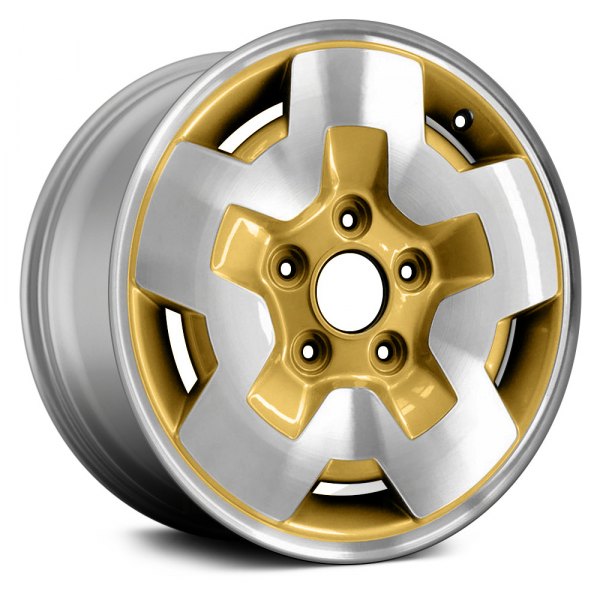 Replace® - 15 x 7 5-Slot Gold Alloy Factory Wheel (Remanufactured)