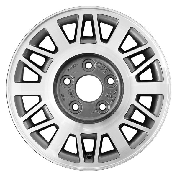 Replace® - 15 x 7 18-Slot Charcoal Alloy Factory Wheel (Factory Take Off)