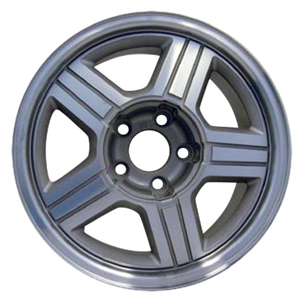 Replace® - 16 x 8 5-Spoke Sparkle Silver Machined Alloy Factory Wheel (Factory Take Off)
