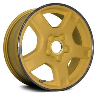 Replace® - 5-Spoke Yellow with Machined Lip 17x8.5 Alloy Factory Wheel - Remanufactured