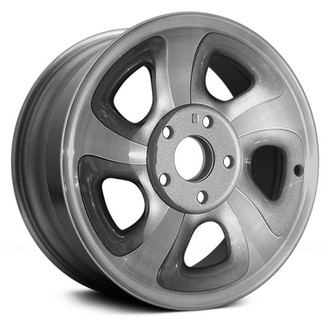 Replace® - 5 Spiral-Spoke Silver 15x7 Alloy Factory Wheel - Remanufactured