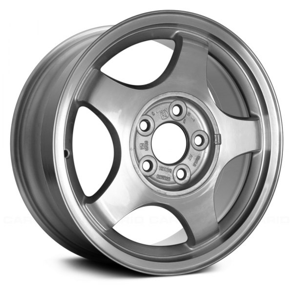 Replace® - 16 x 6.5 5-Spoke Machined and Sparkle Silver Acrylic Alloy Factory Wheel (Remanufactured)