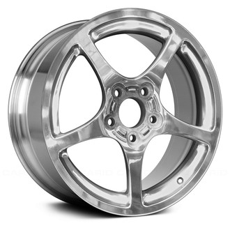 Replace® - 5-Spoke Bright Polished 17x8.5 Alloy Factory Wheel - Remanufactured