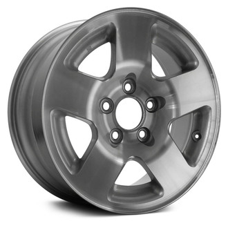 Replace® - 5-Spoke Silver with Machined Face 15x7 Alloy Factory Wheel - Remanufactured