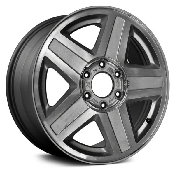 Replace® - 17 x 7 5-Spoke Charcoal Gray Alloy Factory Wheel (Remanufactured)