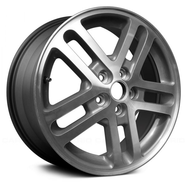Replace® - 16 x 6 Double 5-Spoke Charcoal Gray Alloy Factory Wheel (Remanufactured)