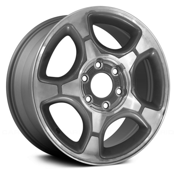Replace® - 17 x 7 5-Spoke Medium Gray Alloy Factory Wheel (Remanufactured)