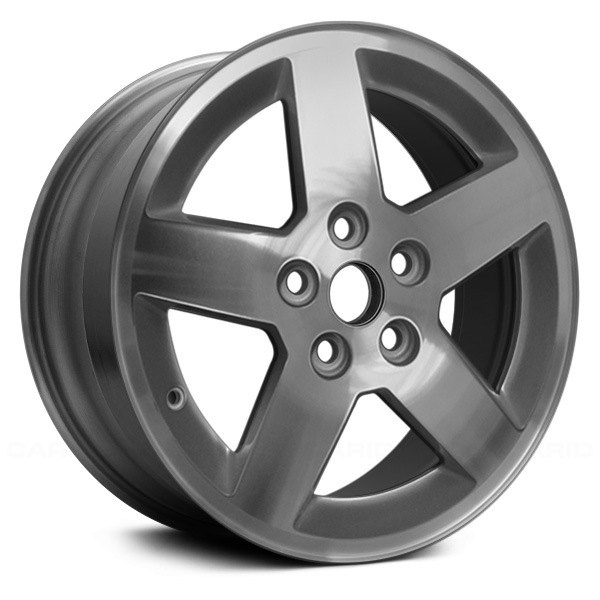 Replace® - 16 x 6 5-Spoke Machined with Silver Pockets Alloy Factory Wheel (Factory Take Off)