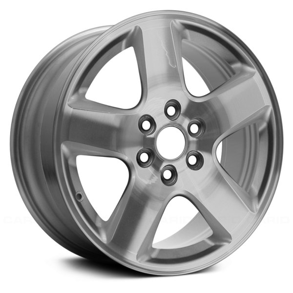 Replace® - 17 x 6 5-Spoke Silver with Machined Face Alloy Factory Wheel (Remanufactured)