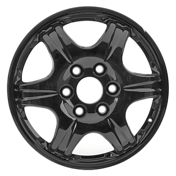 Replace® - 17 x 4.5 6-Spoke Painted Gloss Black Alloy Factory Wheel (Remanufactured)