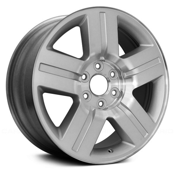 Replace® - 20 x 8.5 5-Spoke Machined with Silver Pockets Alloy Factory Wheel (Remanufactured)
