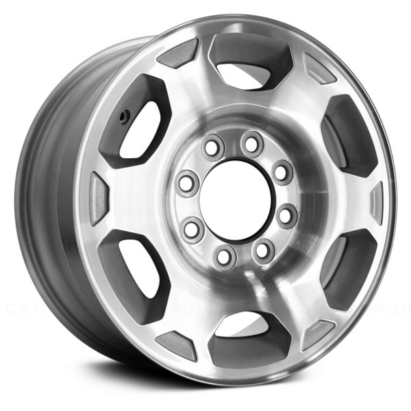 Replace® - 17 x 7.5 6-Slot Machined with Silver Pockets Alloy Factory Wheel (Remanufactured)