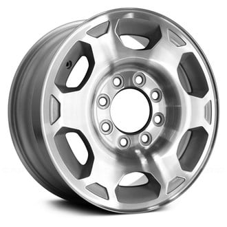 Replace® - 6-Slot Machined with Silver Pockets 17x7.5 Alloy Factory Wheel - Remanufactured