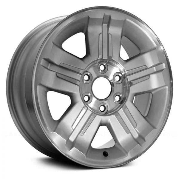 Replace® - 18 x 8 5-Spoke Groove Machined with Silver Pockets Alloy Factory Wheel (Remanufactured)
