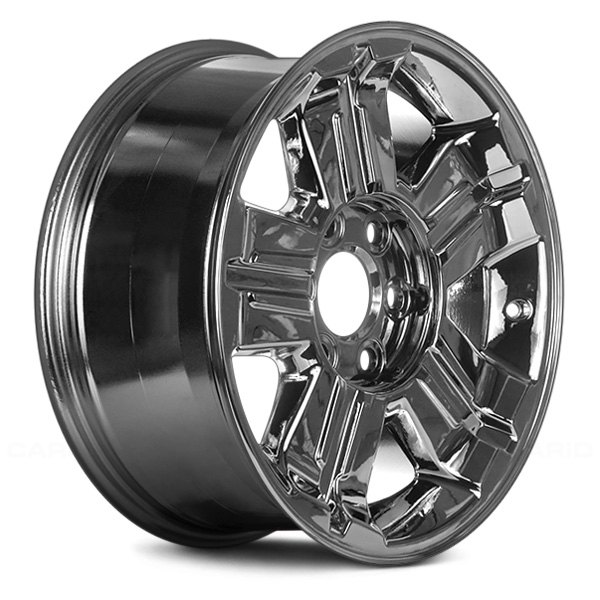 Replace® - 18 x 8 5-Spoke Groove Chrome Alloy Factory Wheel (Remanufactured)