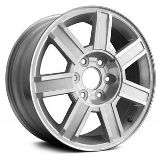 Replace® - 7 I-Spoke Machined with Silver Pockets 18x8 Alloy Factory Wheel - Remanufactured