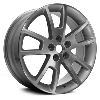Replace® - Double 5-Spoke Silver with Machined Face 18x7 Alloy Factory Wheel - Remanufactured