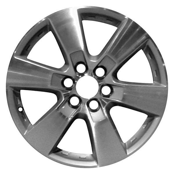 Replace® - 20 x 7.5 6-Spoke Machined and Silver Alloy Factory Wheel (Factory Take Off)