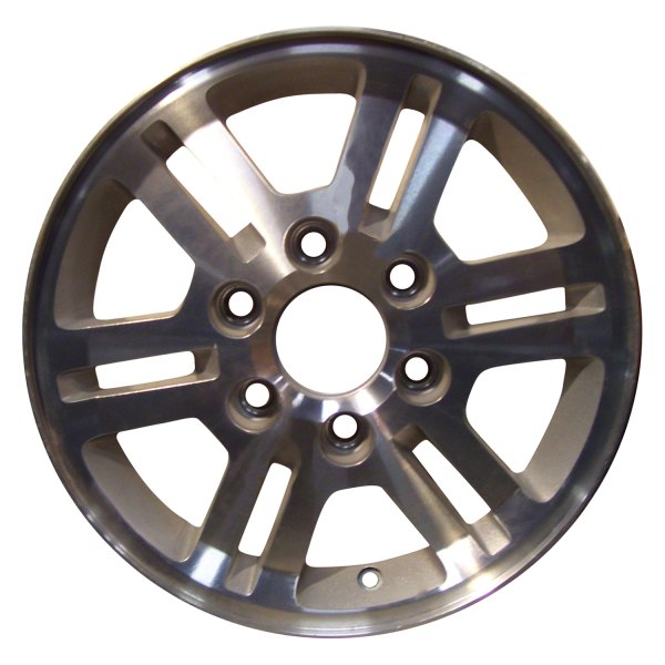 Replace® - 16 x 6.5 6 Double-Spoke Machined and Silver Alloy Factory Wheel (Factory Take Off)