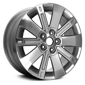 Replace® - 10-Spoke Silver with Machined Accents 18x7 Alloy Factory Wheel - Remanufactured