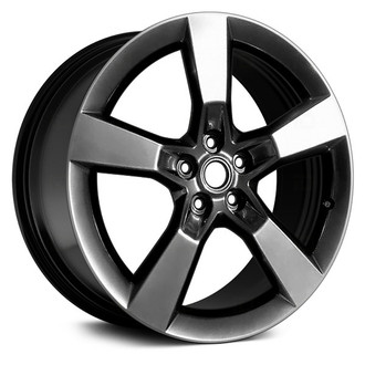 Replace® - 5-Spoke Gloss Black 20x9 Alloy Factory Wheel - Remanufactured