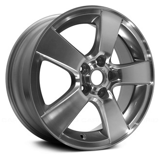 Replace® - 5-Spoke Machined and Sparkle Silver Met 16x6.5 Alloy Factory Wheel - Remanufactured