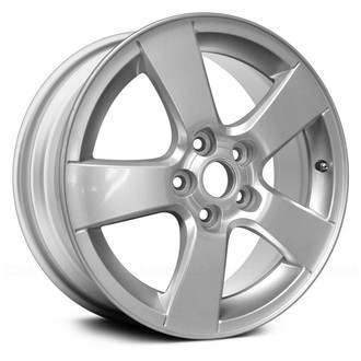 Replace® - 5-Spoke Machined and Sparkle Silver Metallic 16x6.5 Alloy Factory Wheel - Remanufactured