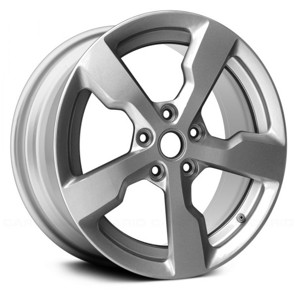 Replace® - 17 x 7 5-Spoke Silver Alloy Factory Wheel (Remanufactured)