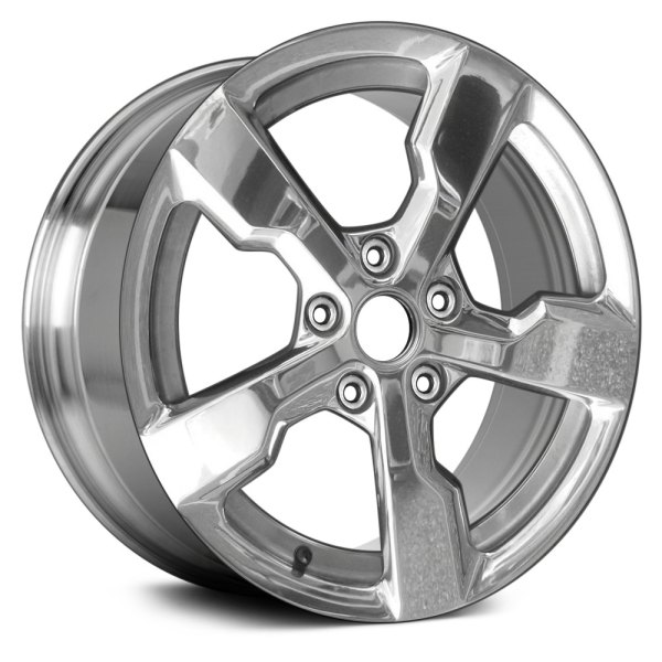 Replace® - 17 x 7.5 5-Spoke Polished Alloy Factory Wheel (Remanufactured)