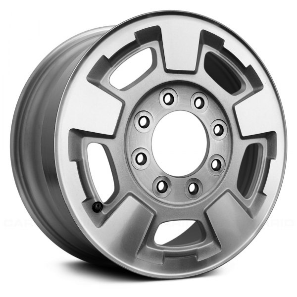 Replace® - 17 x 7.5 5-Slot Bright Silver Metallic Machined Alloy Factory Wheel (Replica)