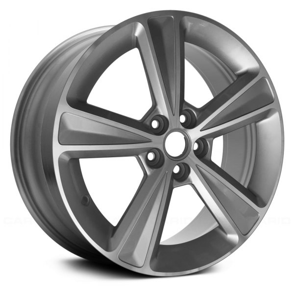 Replace® - 17 x 7 5-Spoke Silver with Machined Face Alloy Factory Wheel (Remanufactured)