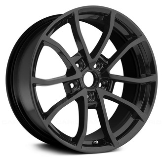 Replace® - 5 V-Spoke Black 19x10 Alloy Factory Wheel - Remanufactured