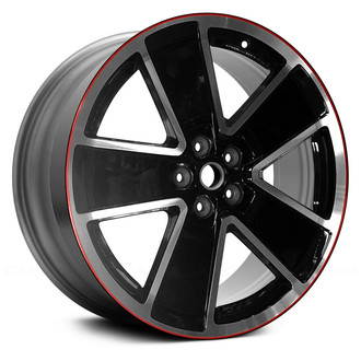 Replace® - 5-Spoke Machined with Black with Red Line 21x8.5 Alloy Factory Wheel - Remanufactured